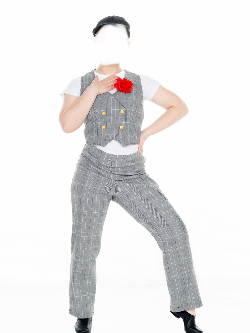 Laylas Dance Costumes Plaid Suit Dance Costume